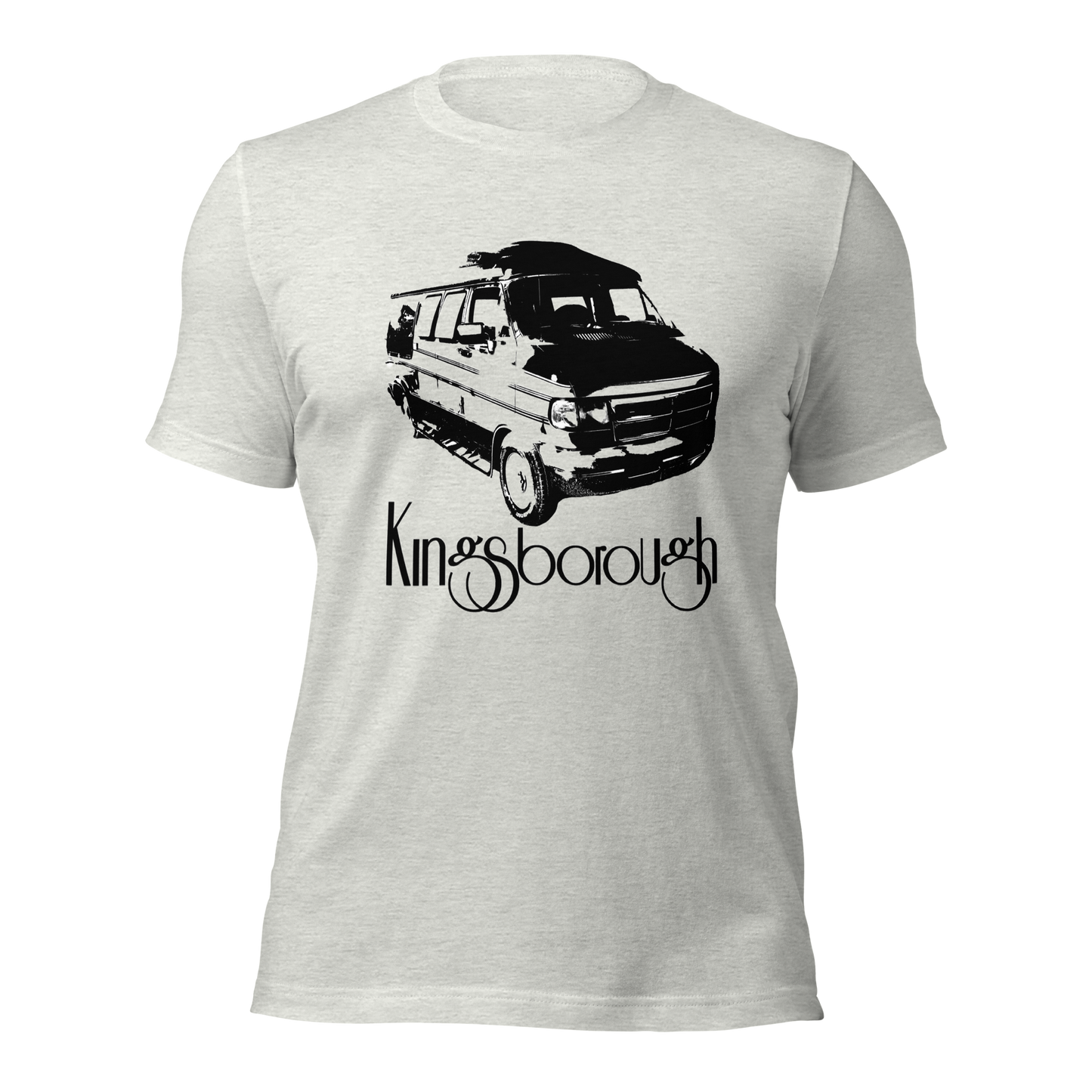 Kingsborough Van Unisex t-shirt (White/Ash)