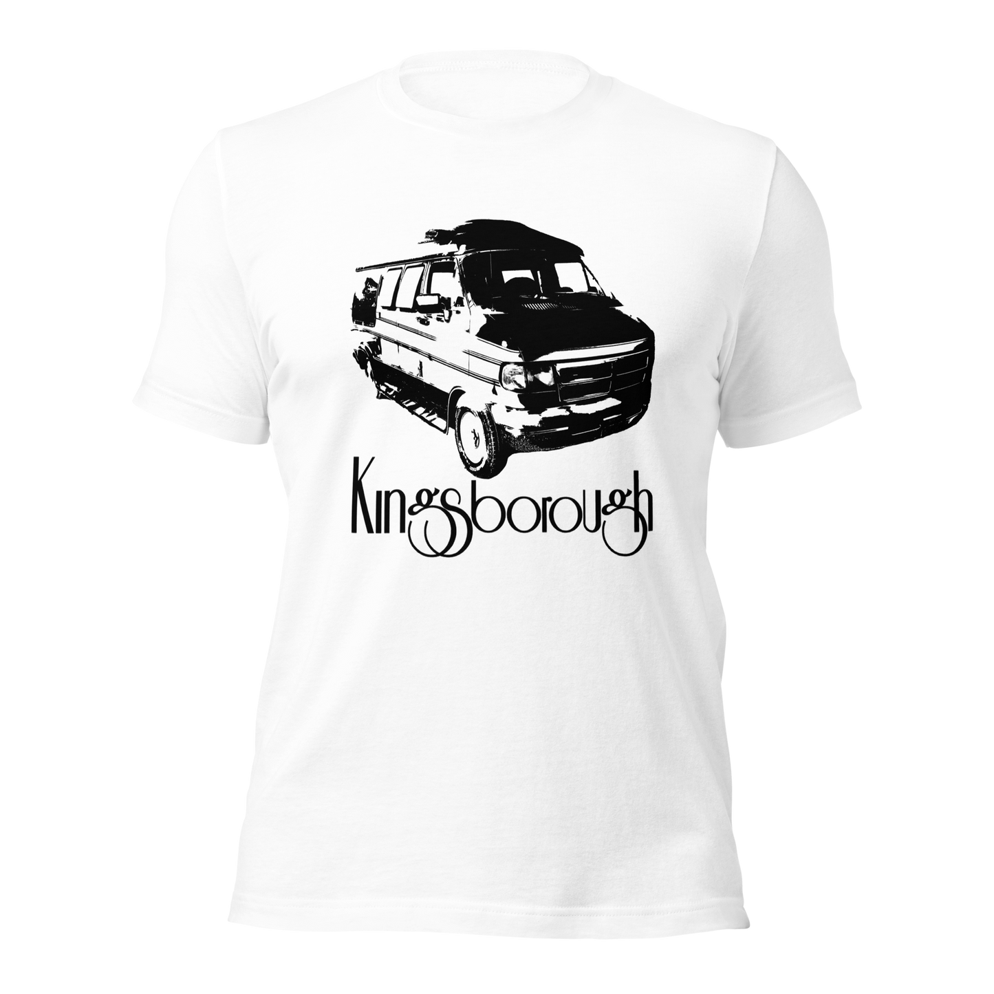 Kingsborough Van Unisex t-shirt (White/Ash)