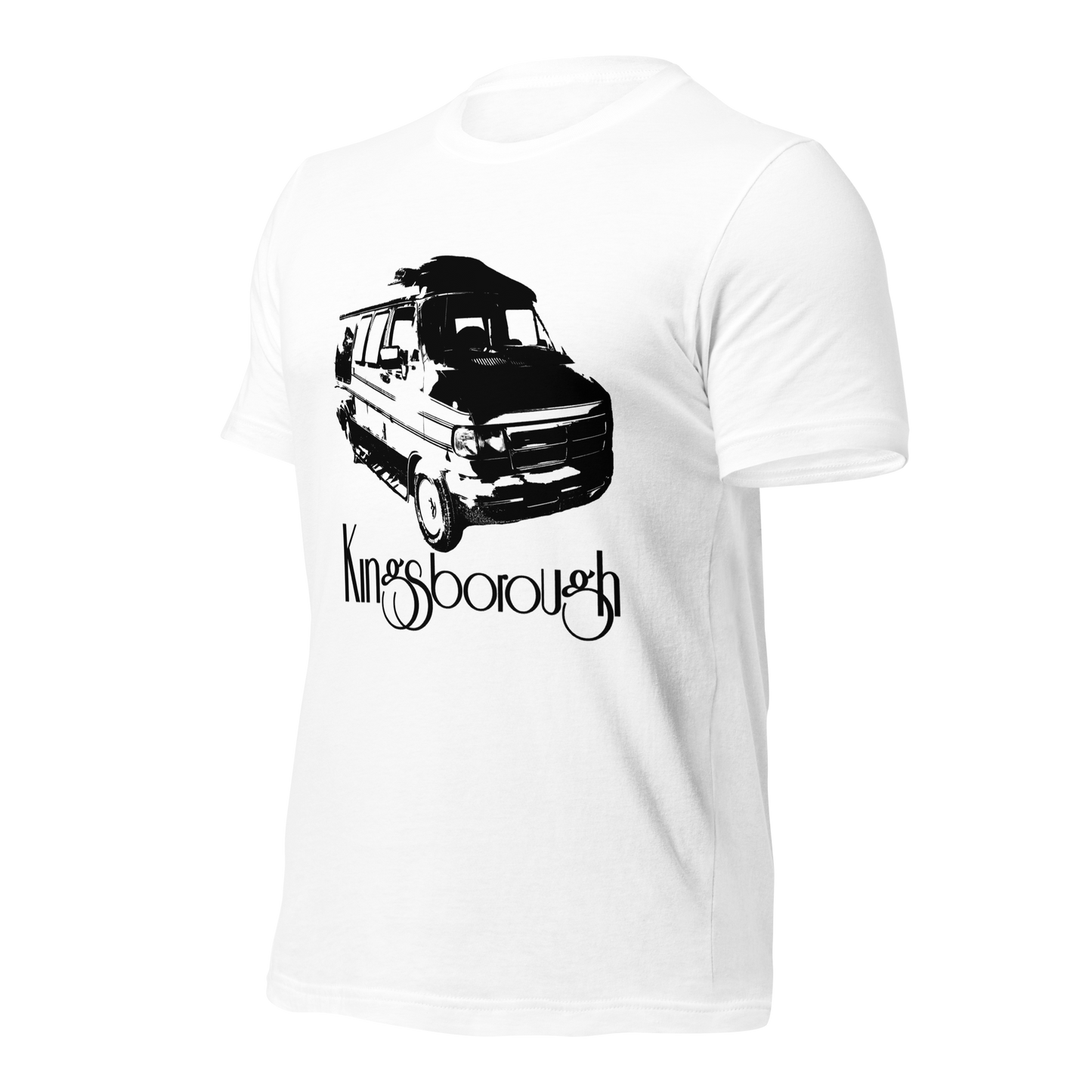 Kingsborough Van Unisex t-shirt (White/Ash)