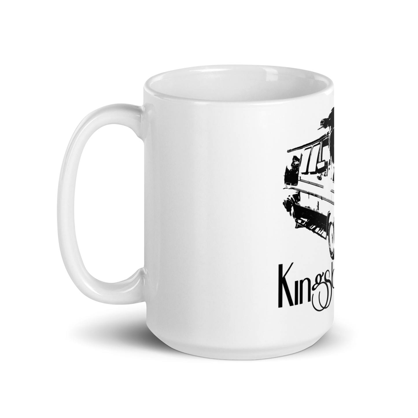 Kingsborough Van White glossy mug