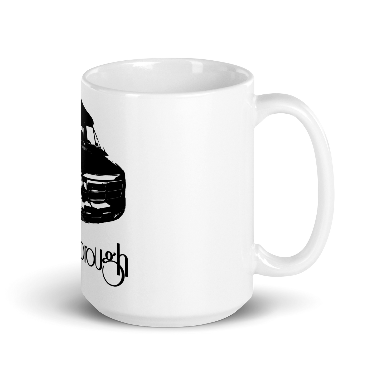 Kingsborough Van White glossy mug