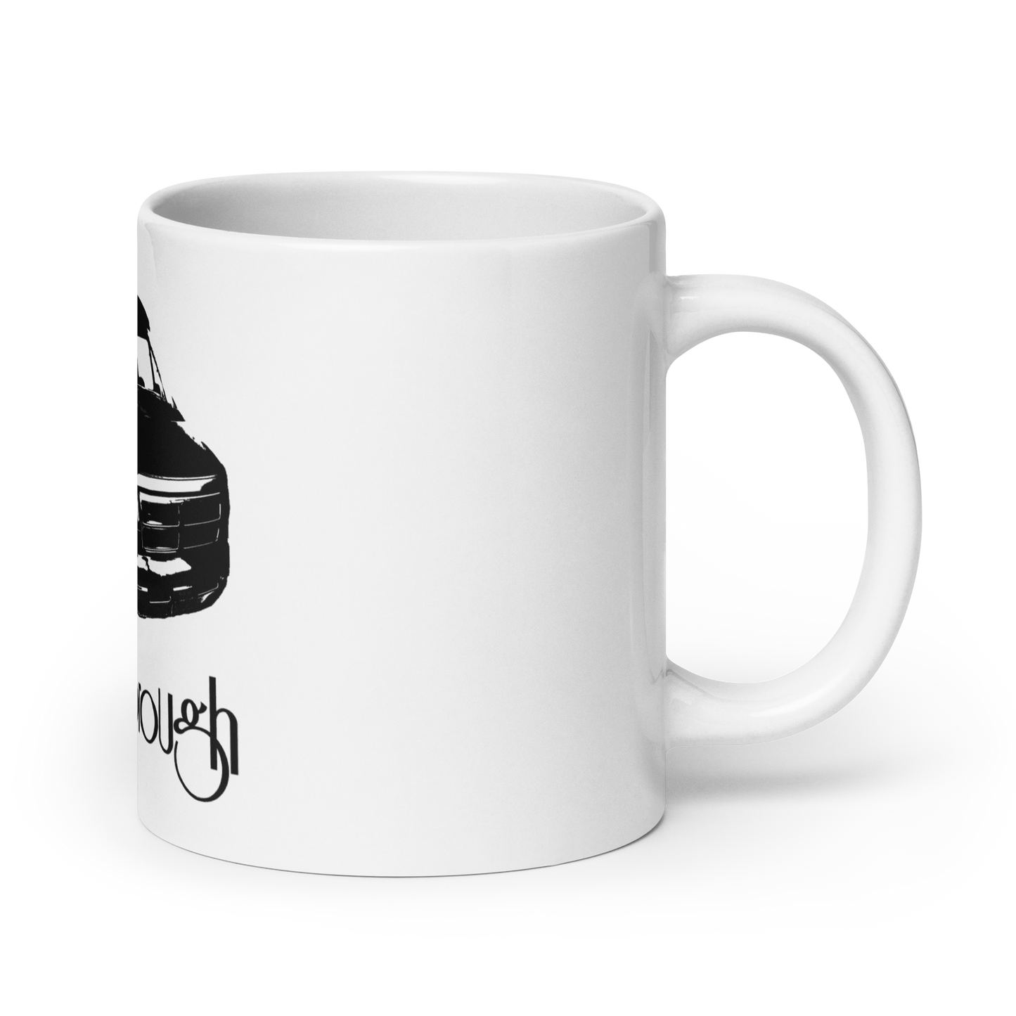 Kingsborough Van White glossy mug