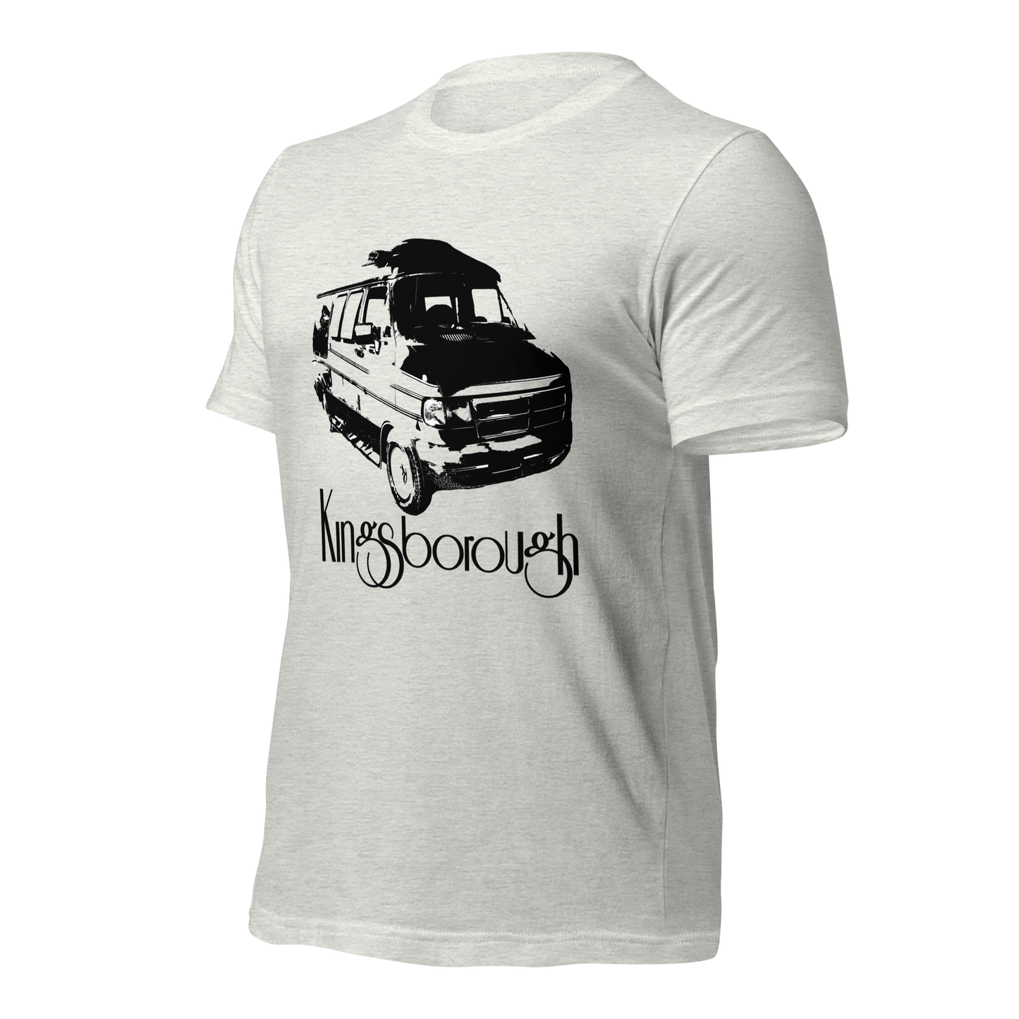 Kingsborough Van Unisex t-shirt (White/Ash)