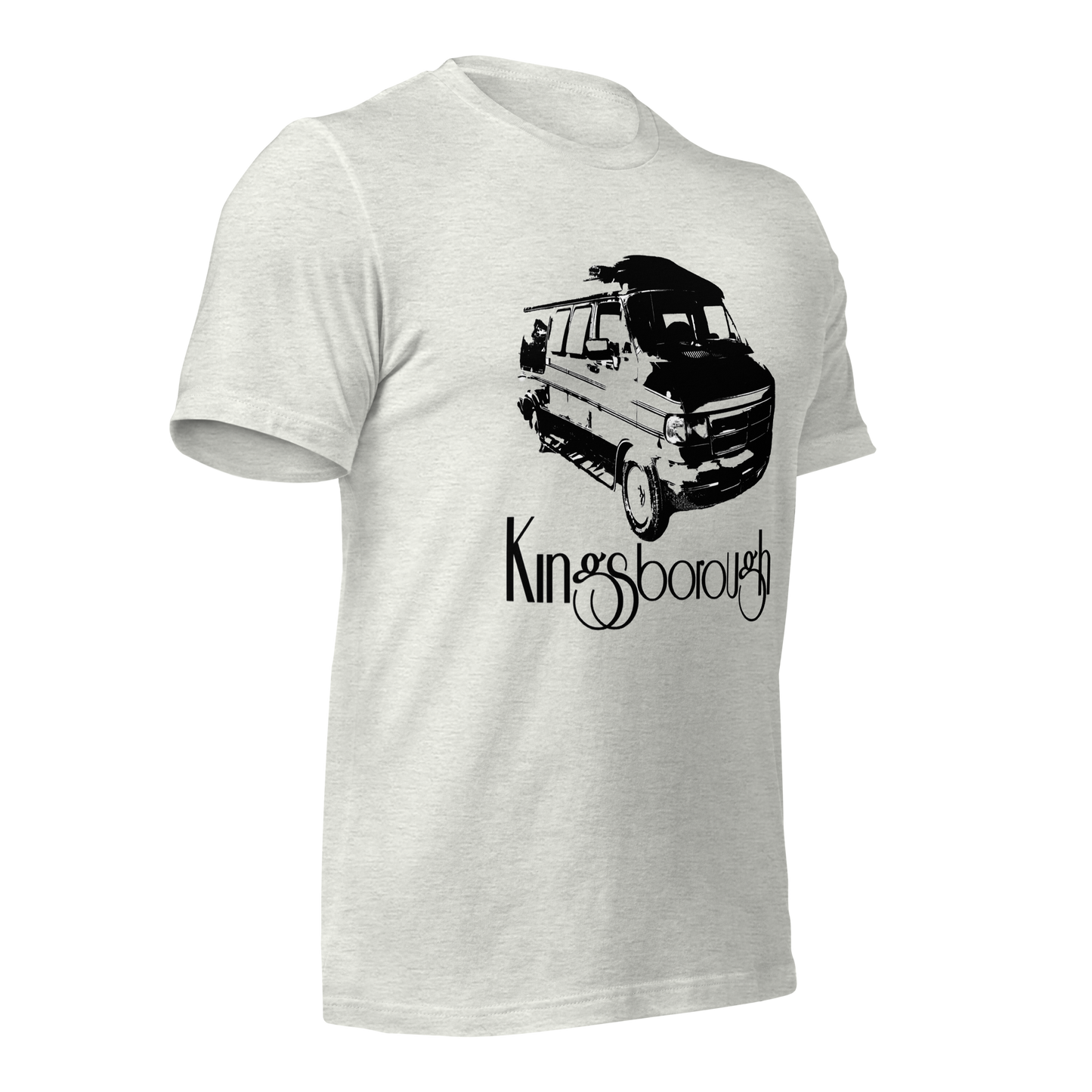 Kingsborough Van Unisex t-shirt (White/Ash)