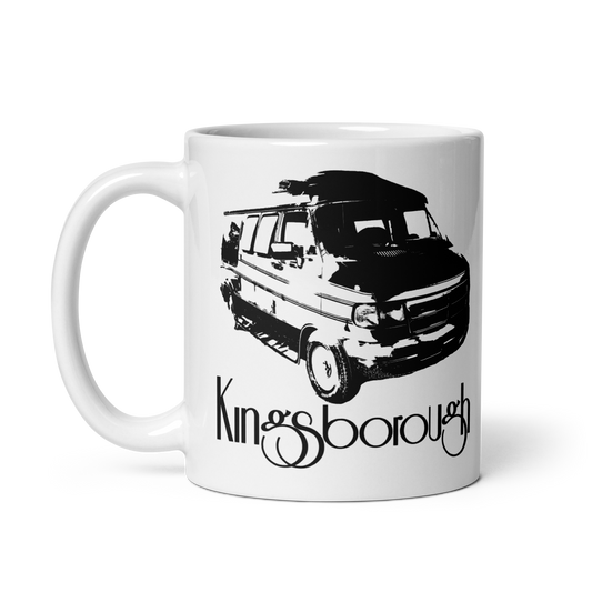 Kingsborough Van White glossy mug